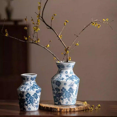 Indigo Porcelain Vase