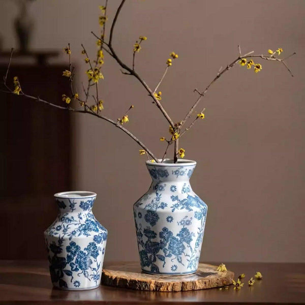 Indigo Porcelain Vase