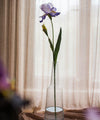 Faux Artificial Iris Flower Stem 31.5" Tall Silk - Blue / One Stem