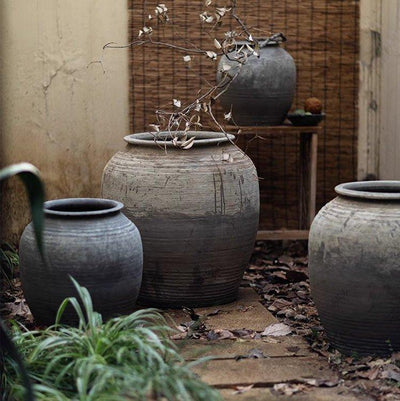 Large Antique Ceramic Pot