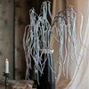 Artificial Faux Let Fall Plant Stem 29" Tall - Gray White / One Stem