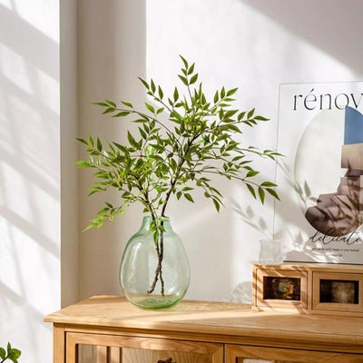 Green Nandina Leaf Stem