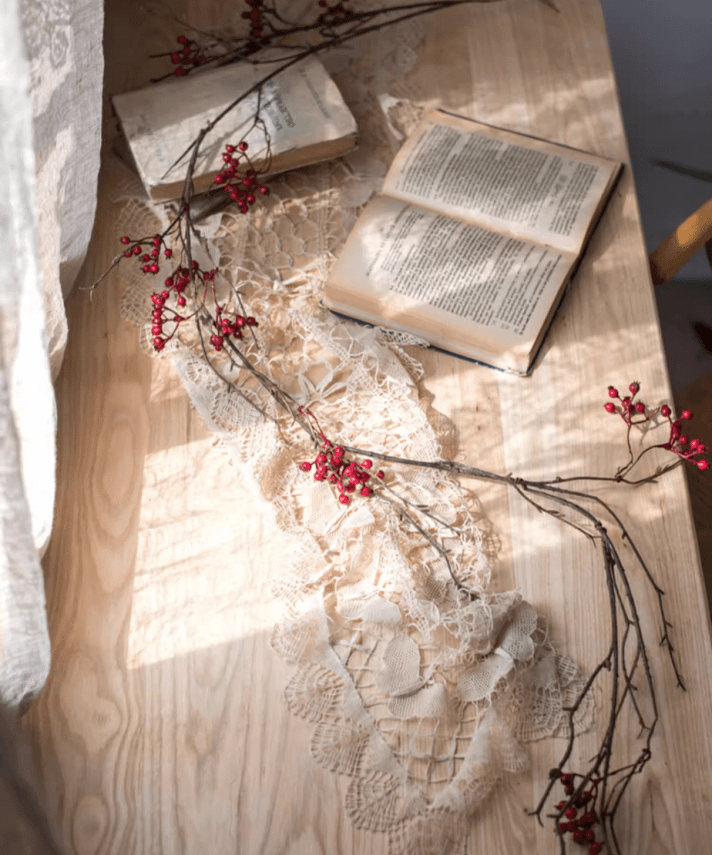 Rustic Artificial Red Berry Vine 63
