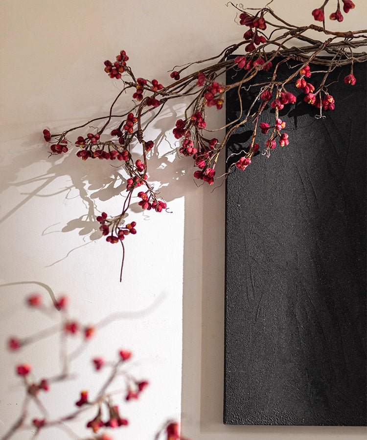 Artificial Red Budded Twig 41.7