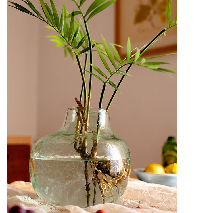 Faux Artificial Rooted Bunch Murdannia Leaf 23