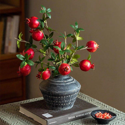 Faux Short Pomegranate Stem 15