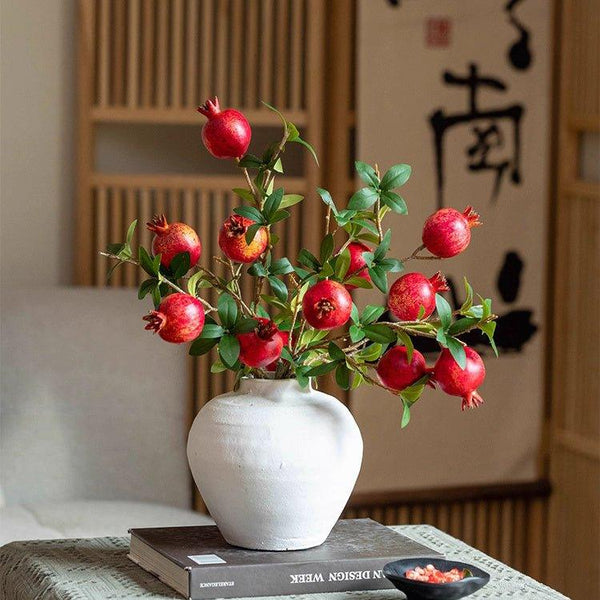 Faux Short Pomegranate Stem 15