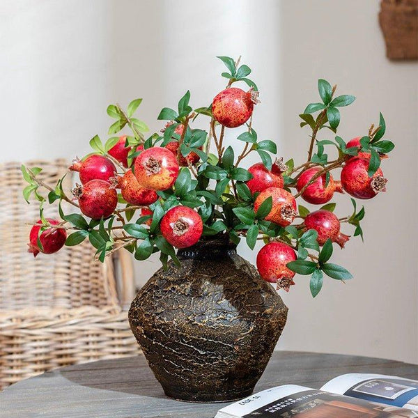 Faux Short Pomegranate Stem 15