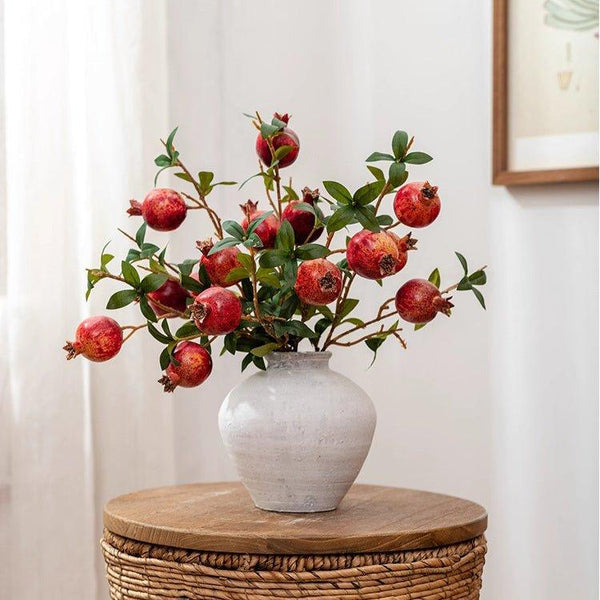 Faux Short Pomegranate Stem 15