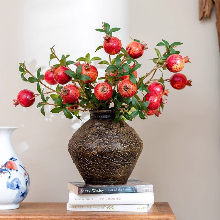 Faux Short Pomegranate Stem 15