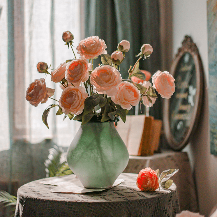 Faux Silk Peony Stem 27