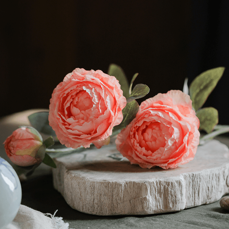 Faux Silk Peony Stem 27
