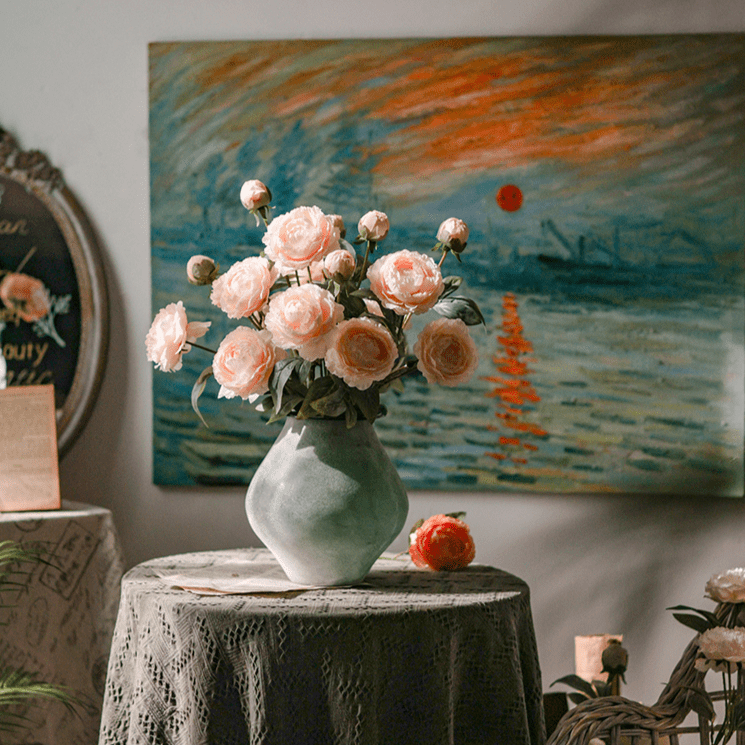 Faux Silk Peony Stem 27