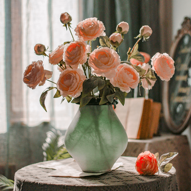 Faux Silk Peony Stem 27