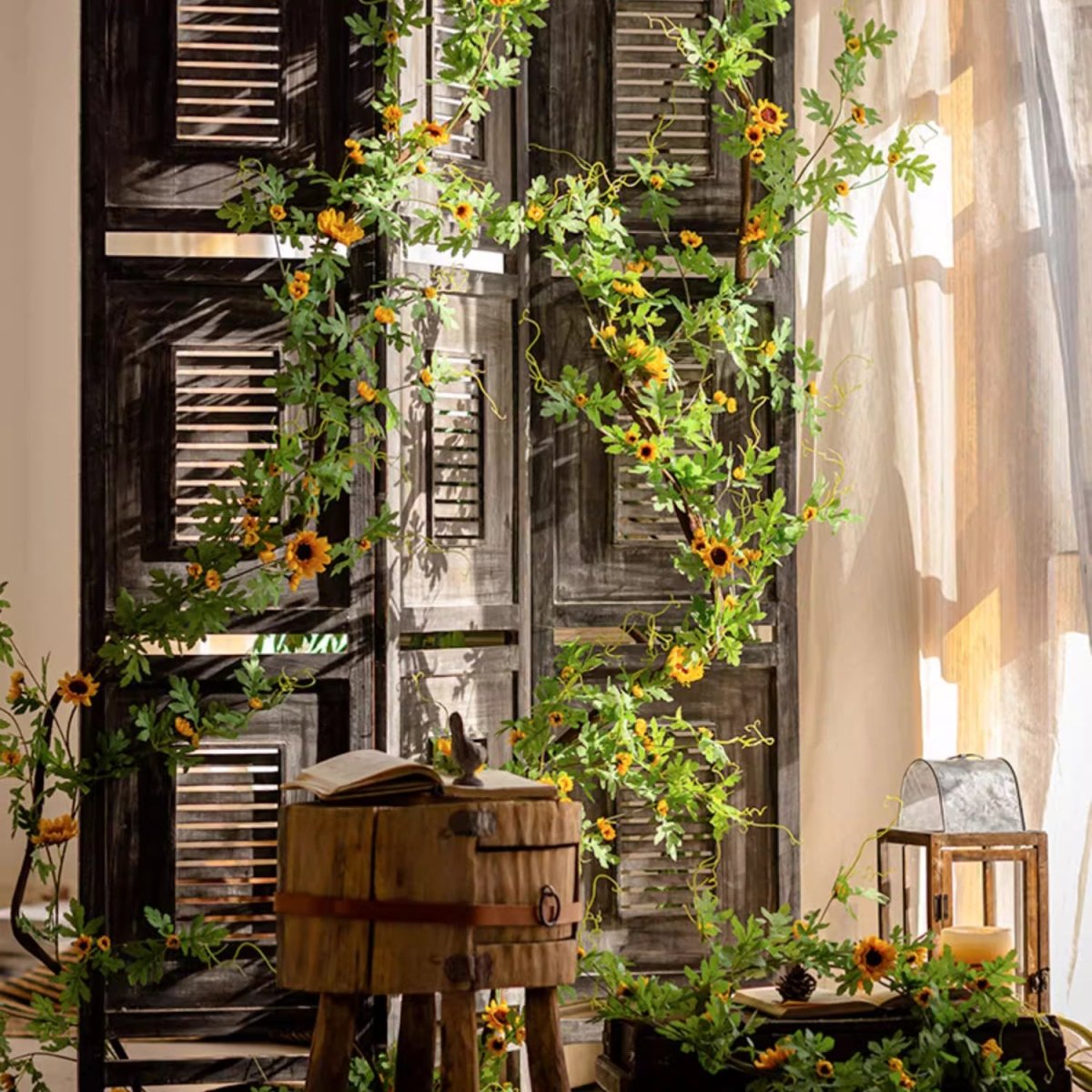 Sunlit Bloom Sunflower Garland 51