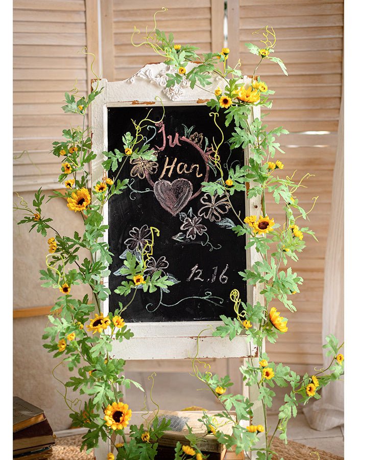 Sunlit Bloom Sunflower Garland 51