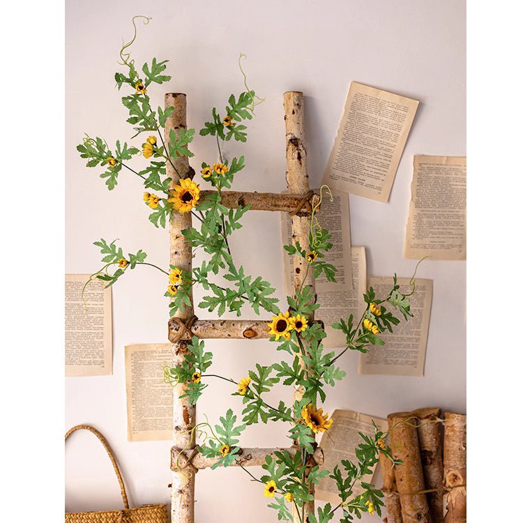 Sunlit Bloom Sunflower Garland 51