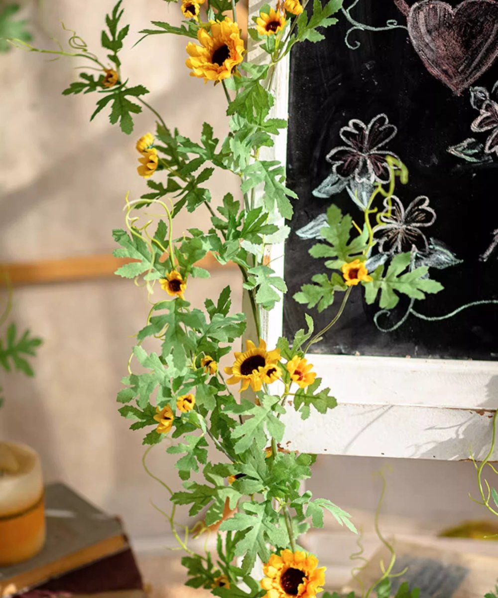 Sunlit Bloom Sunflower Garland 51