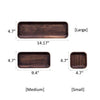 Solid Wood Snack Plate - Small / Walnut