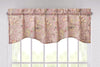 DaDa Bedding Bohemian Purple Burgundy Floral Paisley Window Curtain Valance - 18
