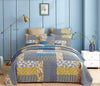DaDa Bedding Honey Cove Garden Floral Paisley Cottage Patchwork Bedspread Set (JHW-957)