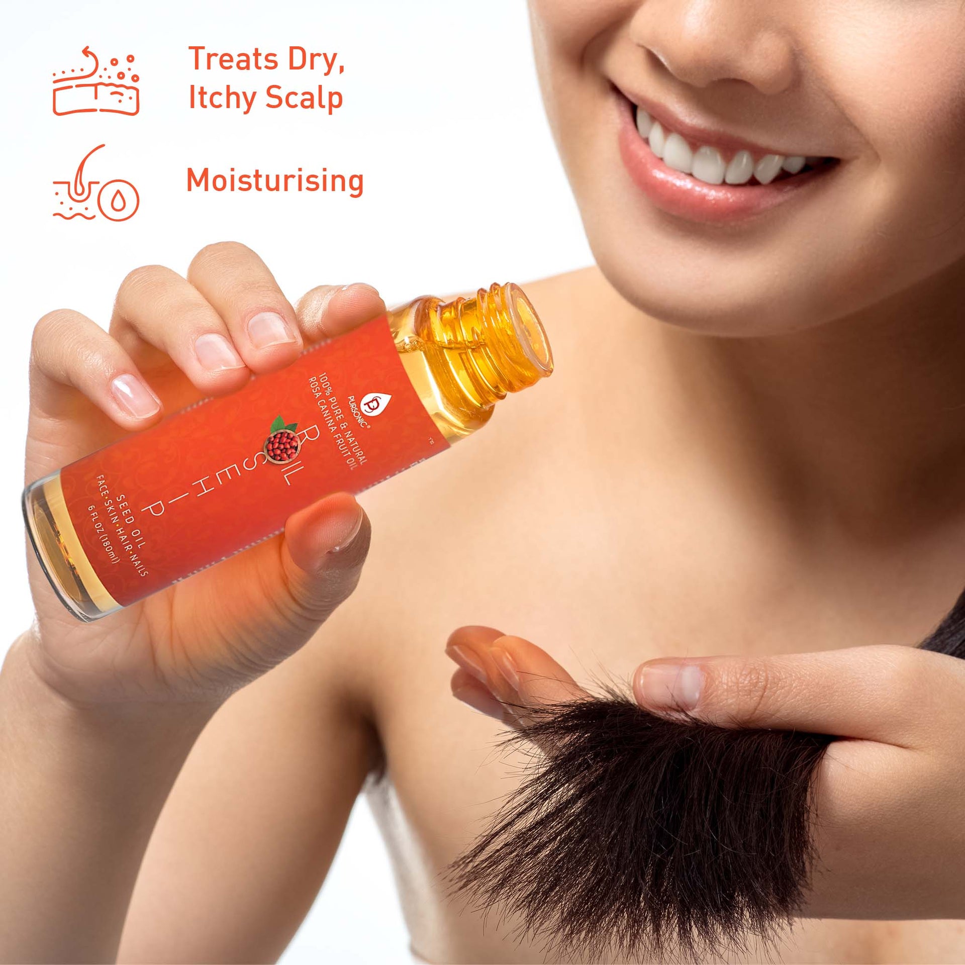 Pursonic Essential Oils & Skin Care Mega Bundle – 100% Pure Golden Jojoba Oil, Rosehip Oil, Sweet Almond Oil, Fractionated Coconut Oil, and Castor Oil Pursonic