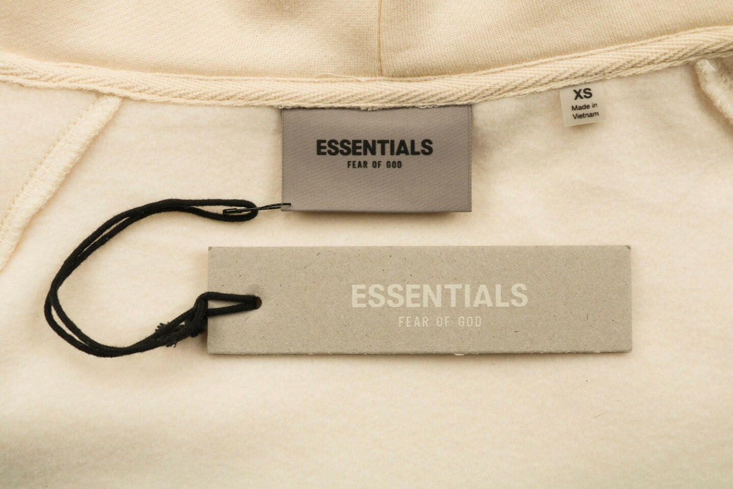 Fear Of God Essential 2021 Fall-Winter Cream Hoodie Apparel Collection
