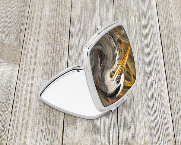 Blue Heron Compact Mirror – Stylish Purse Mirror with Artistic Covers JMK1229SCM