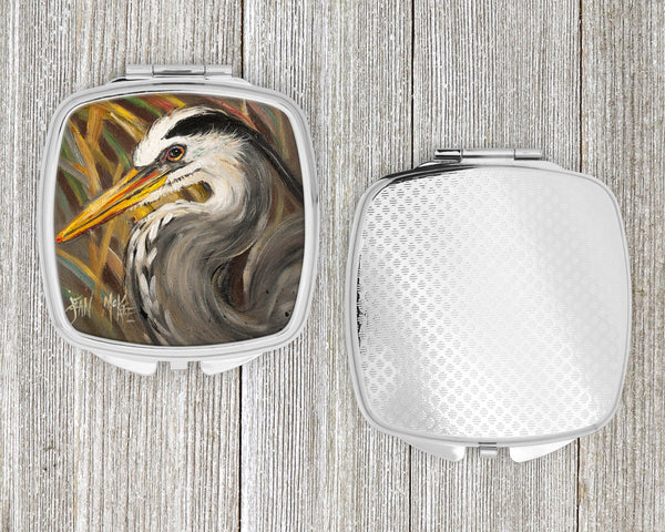 Blue Heron Compact Mirror – Stylish Purse Mirror with Artistic Covers JMK1229SCM