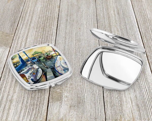Seven Boats Sailboats Compact Mirror – Stylish Purse Mirror with Artistic Covers JMK1231SCM