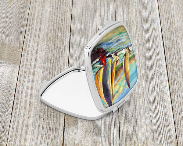 Knost Reggata Sailboats Compact Mirror – Stylish Purse Mirror with Artistic Covers JMK1236SCM
