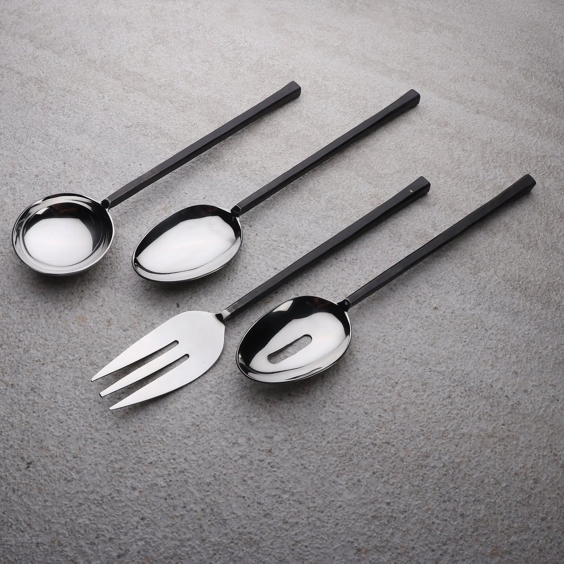 JASON BLACK 4 PC. HOSTESS SET