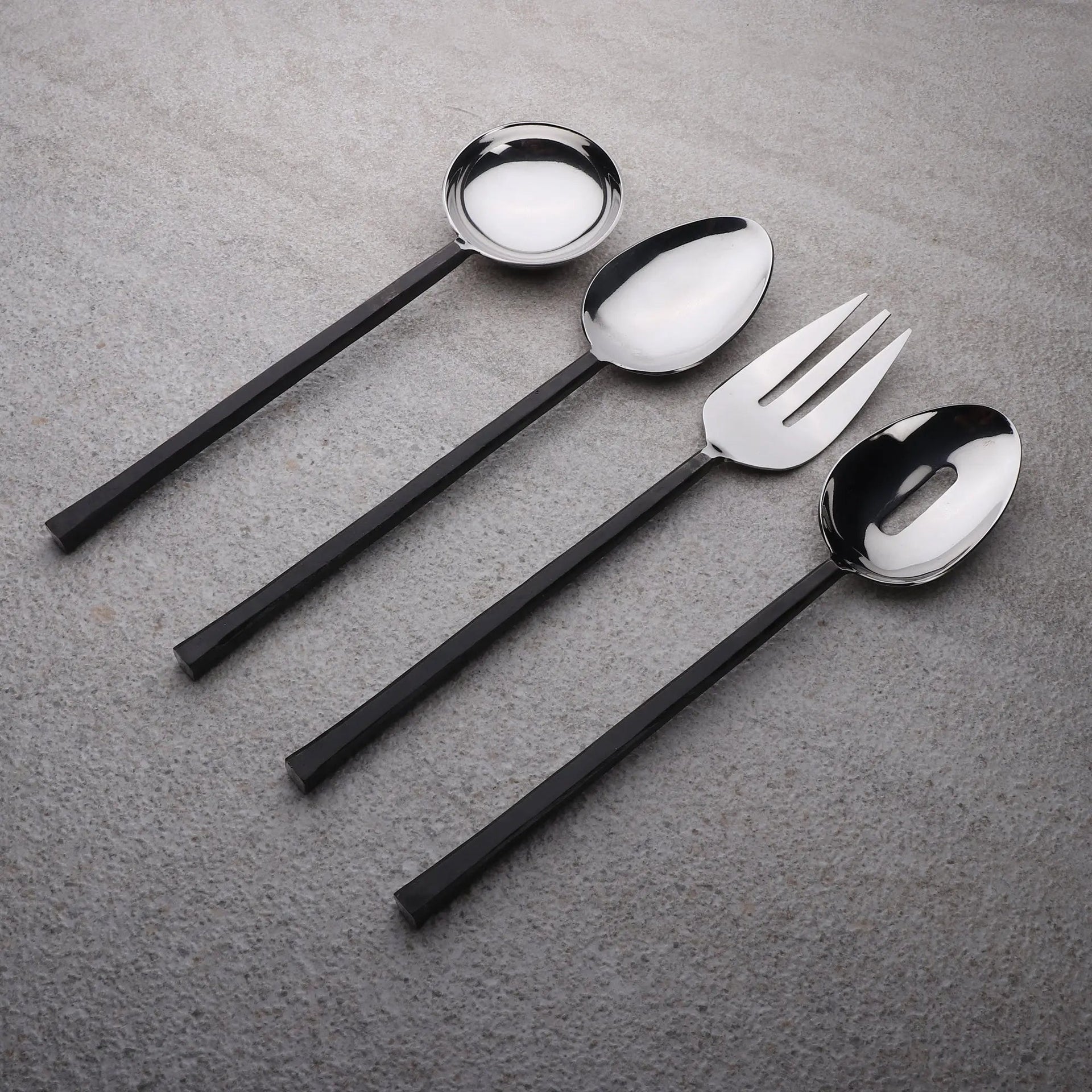 JASON BLACK 4 PC. HOSTESS SET