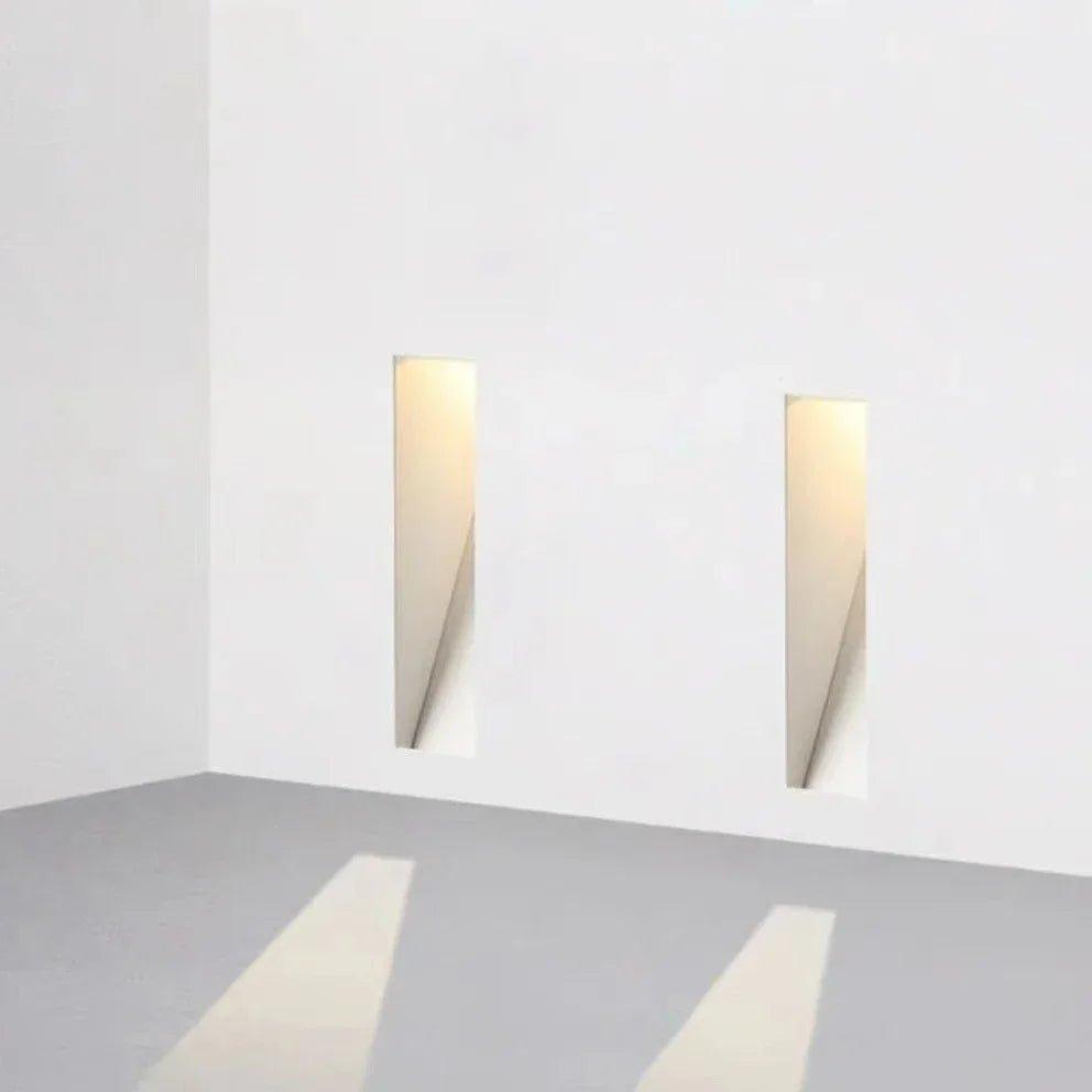 LED Stair Light with Motion Sensor Recessed Wall Step Light 110-240V