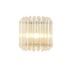 Modern Crystal Rod Brass Wall Sconce