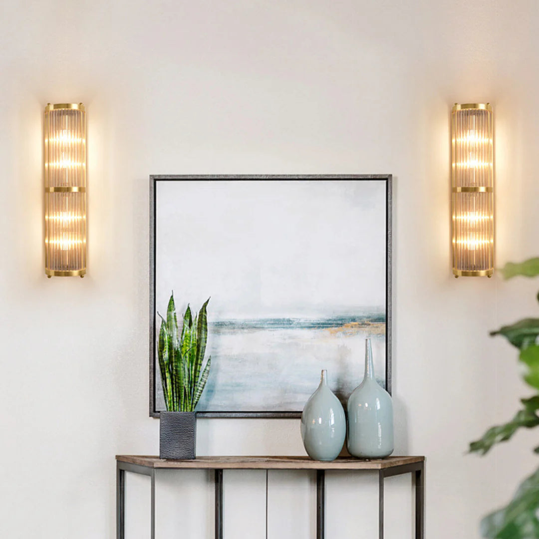 Jadssox Crystal Column Wall Light