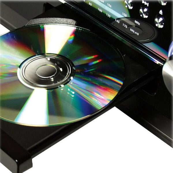 Jensen Shelf Stereo System with Turntable, CD, AM/FM Radio & Cassette Player - Gifts for You 'n Me