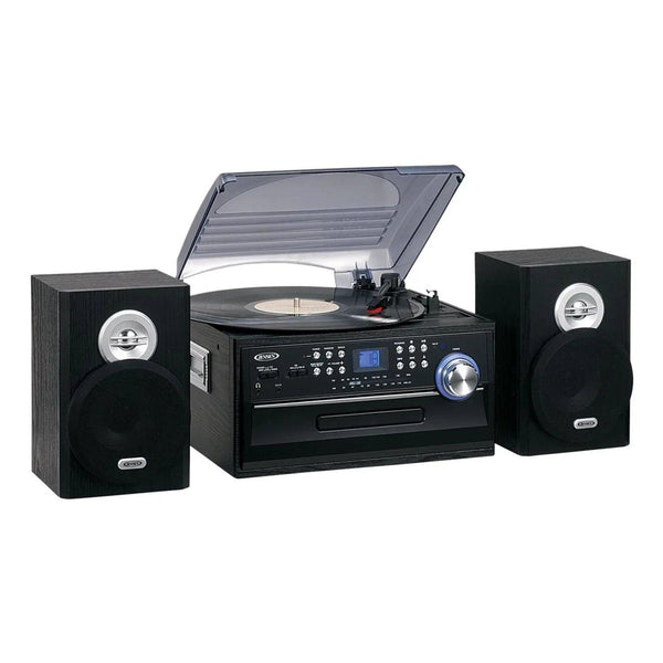 Jensen Shelf Stereo System with Turntable, CD, AM/FM Radio & Cassette Player - Gifts for You 'n Me