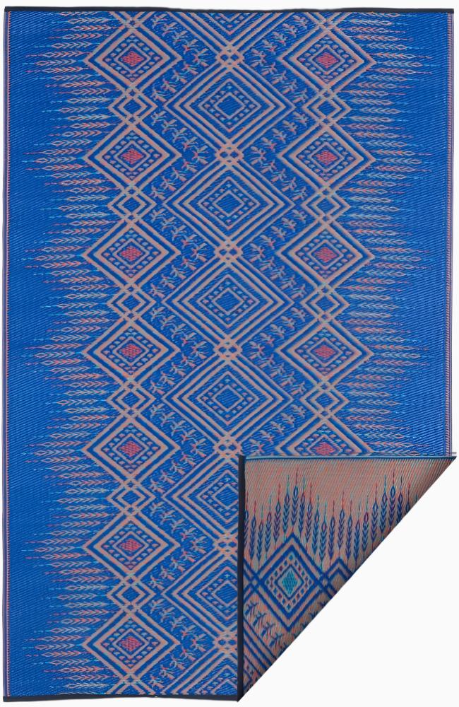 Jodhpur - Multi Blue Outdoor Rug for Patio