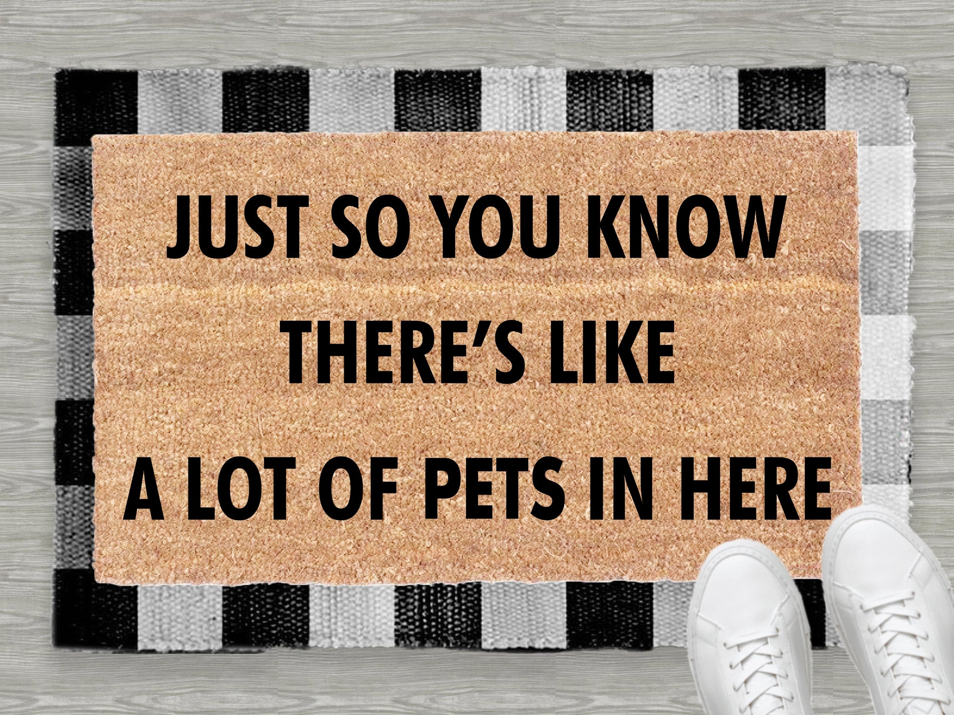 Just So You Know There's A Lot Of Pets In Here