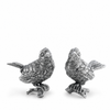 Pewter Song Birds Salt & Pepper Set
