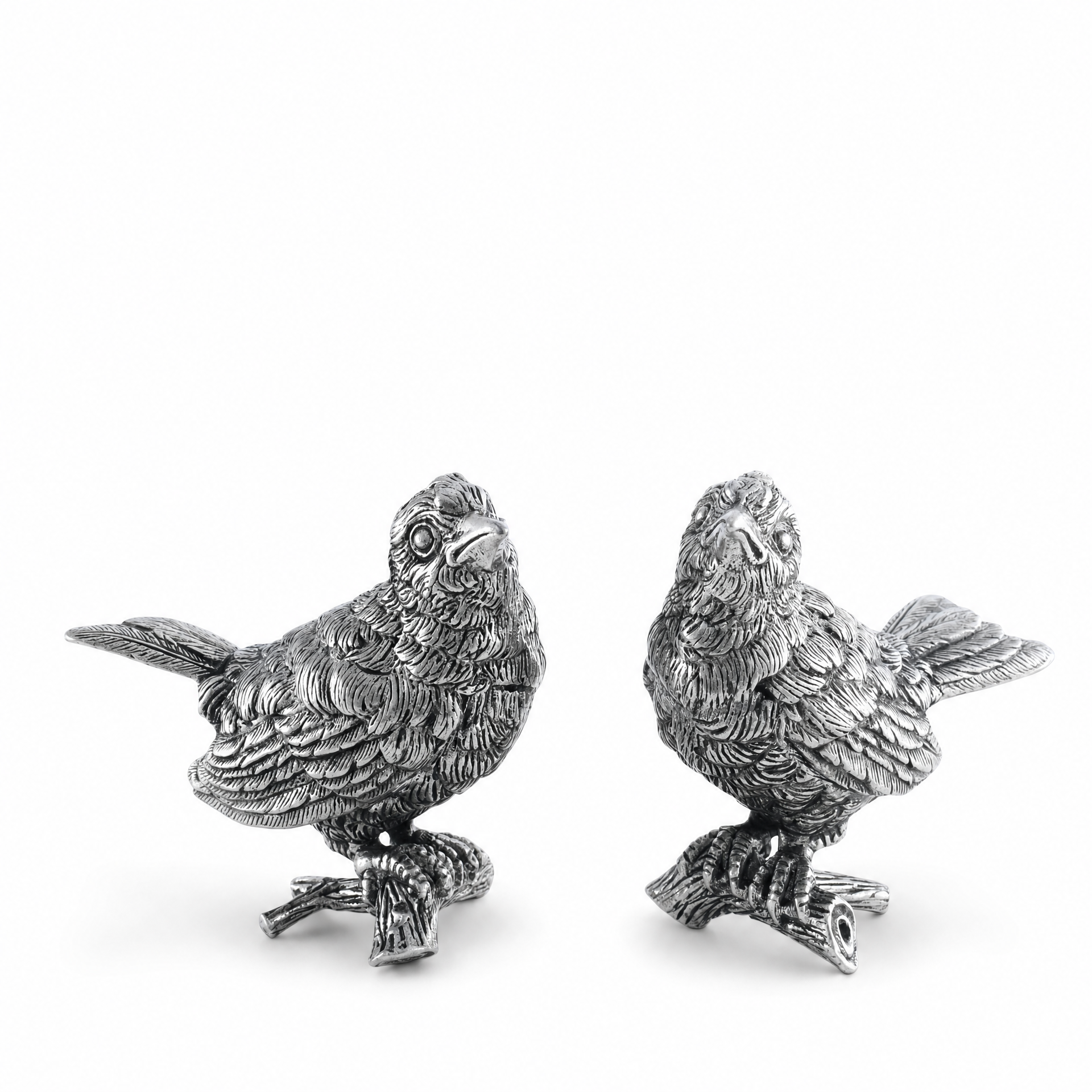Pewter Song Birds Salt & Pepper Set