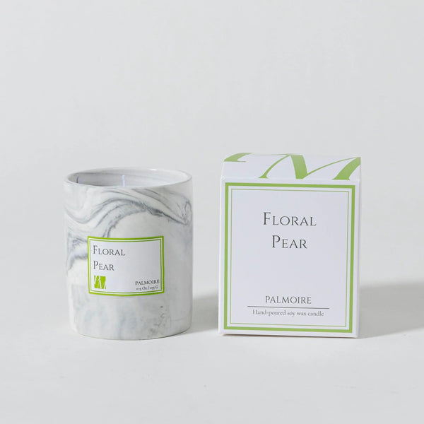 Floral Pear Soy Wax Candle - Gifts for You 'n Me