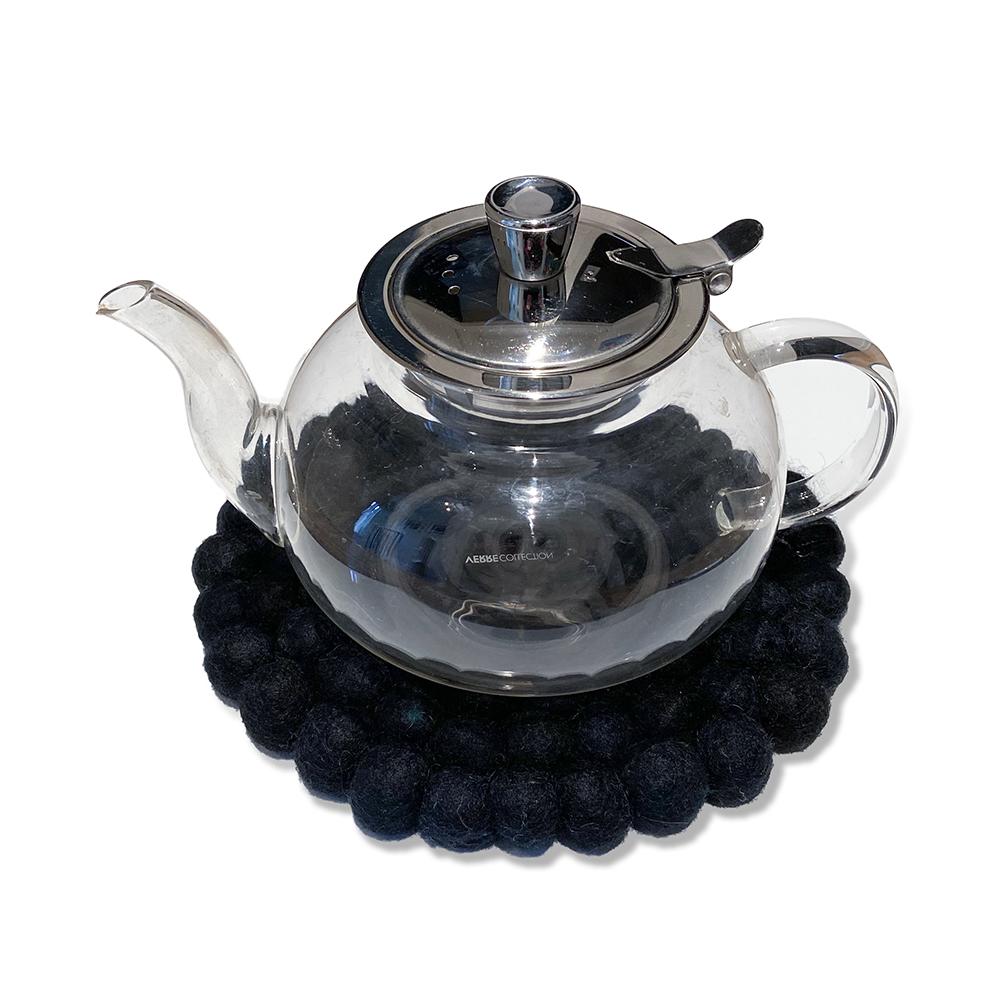 Round Ball Trivet - Black