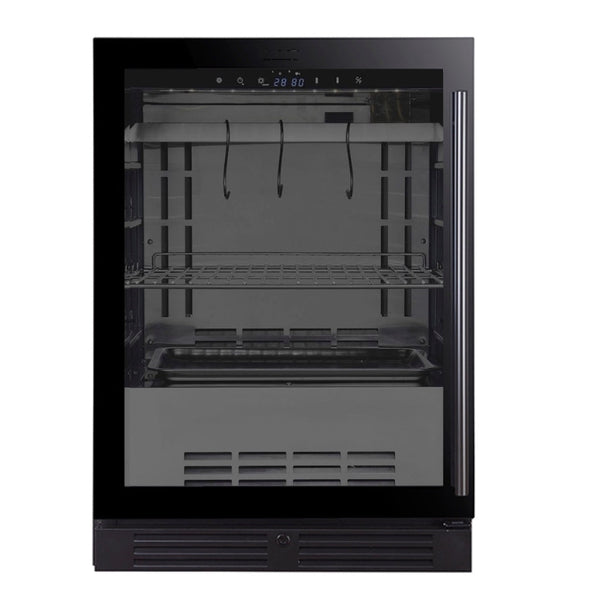 24″ Glass‑Door Meat Aging Fridge