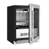 24″ Glass‑Door Meat Aging Fridge