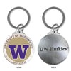University of Washington Keychain w/ Backtext
