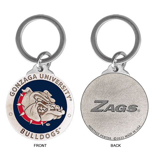 Gonzaga University Keychain w/ Backtext