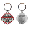 2021 Georgia Football Championship Keychain (Spike)