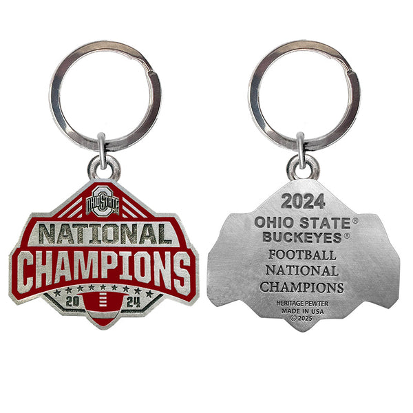 2024-25 Ohio State Football Championship Key Chain